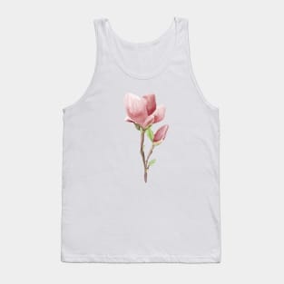 Blush pink magnolia branch Tank Top